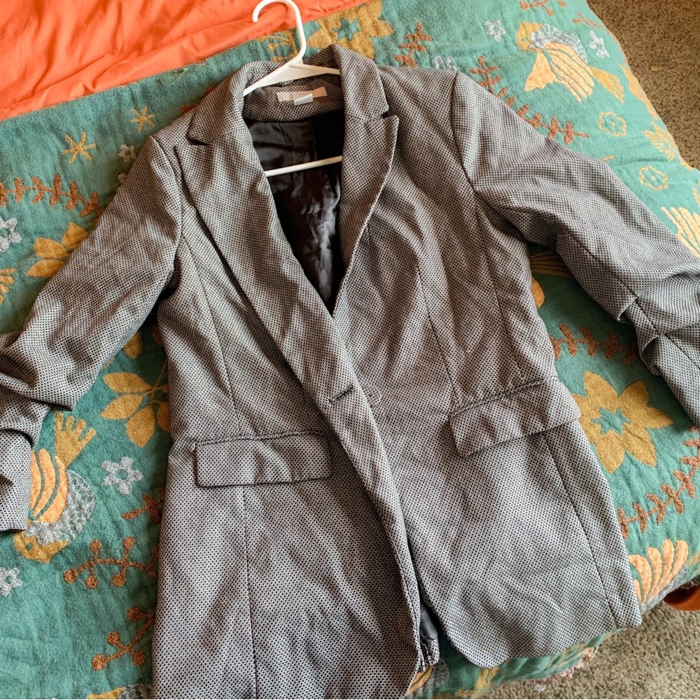 Grey Speckled Blazer